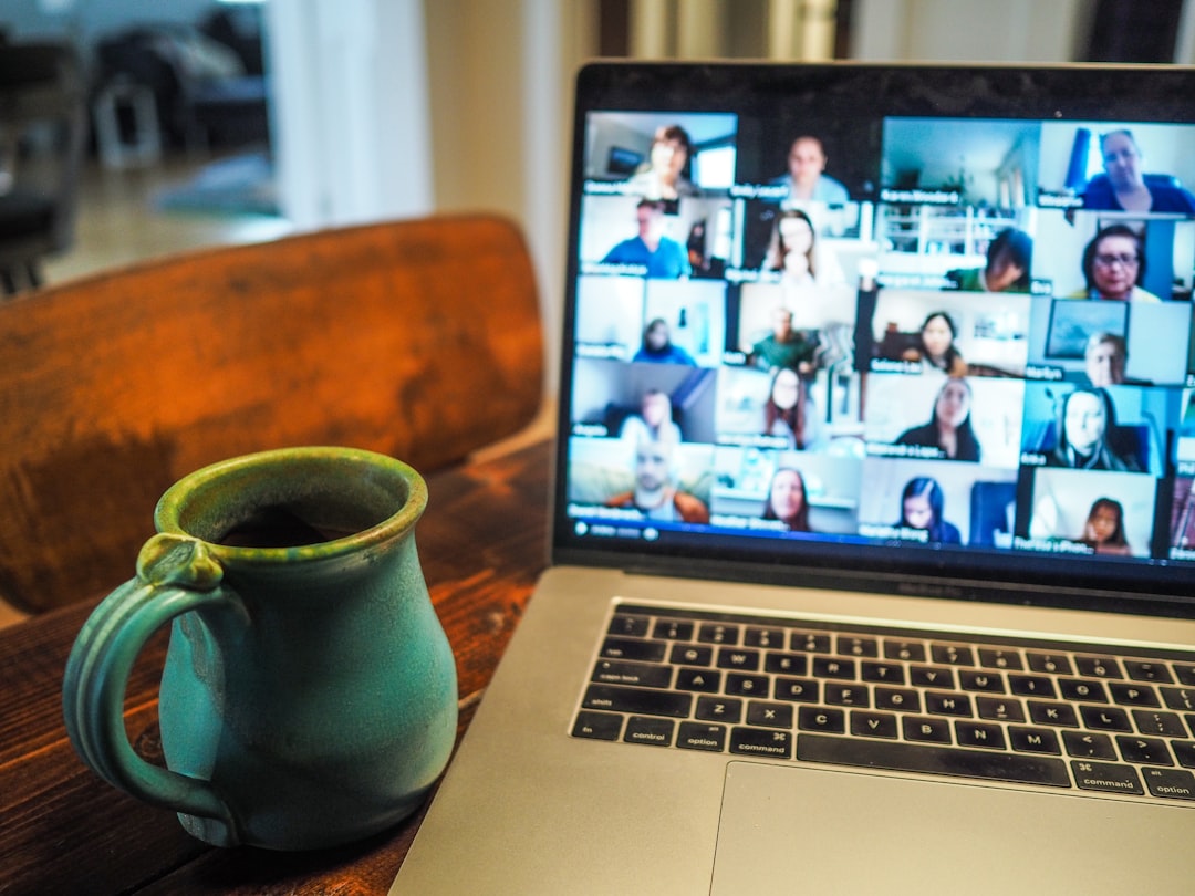 Video call check-in between a business owner and a remote assistant